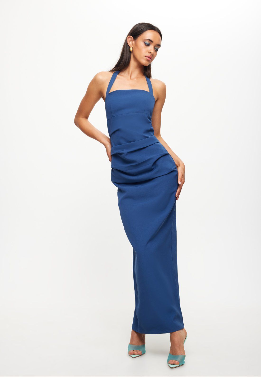 1999 MAXI DRESS - NAVY sold by Lioness product image thumbnail 4