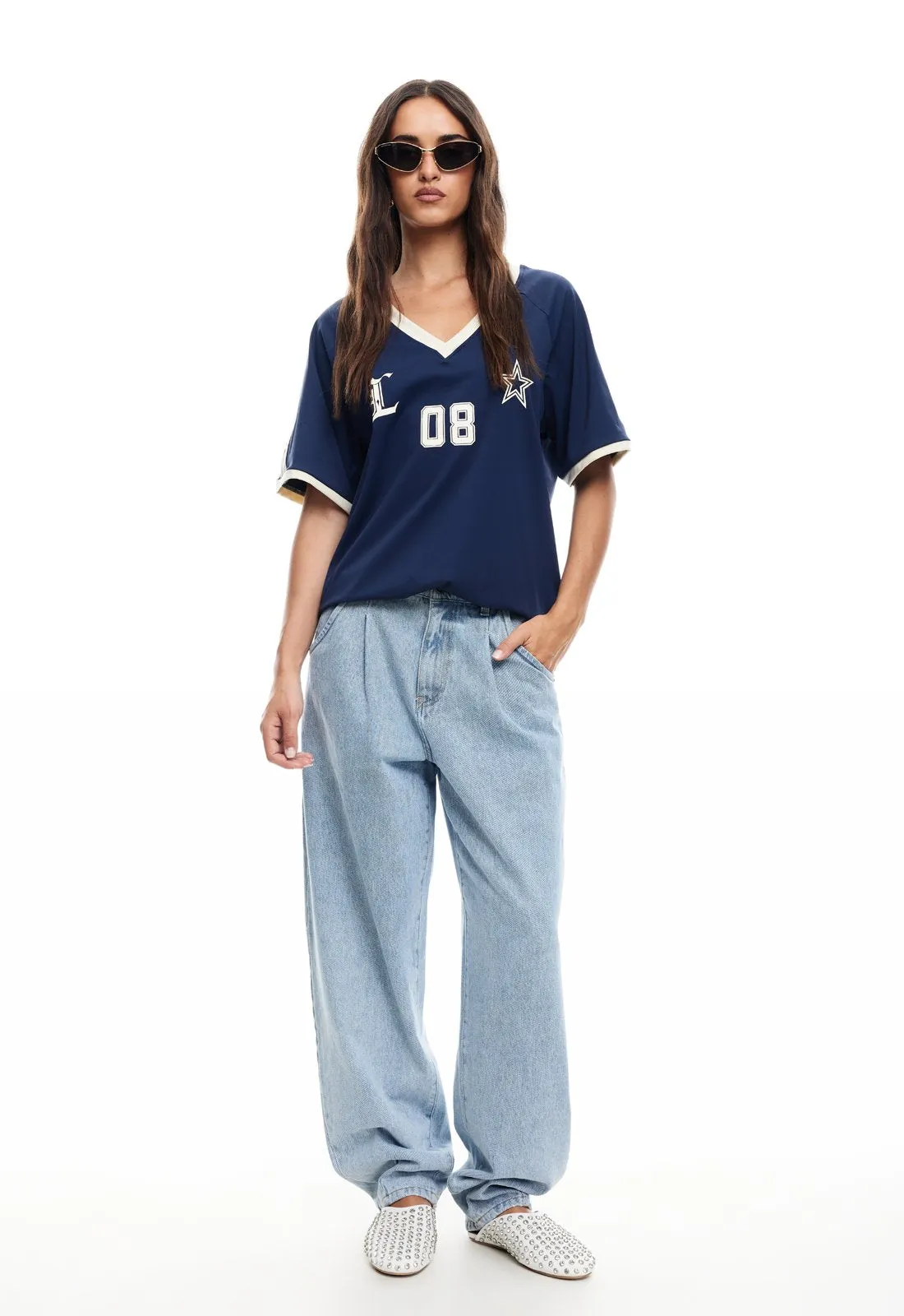 SPECTATE TOP - INDIGO sold by Lioness