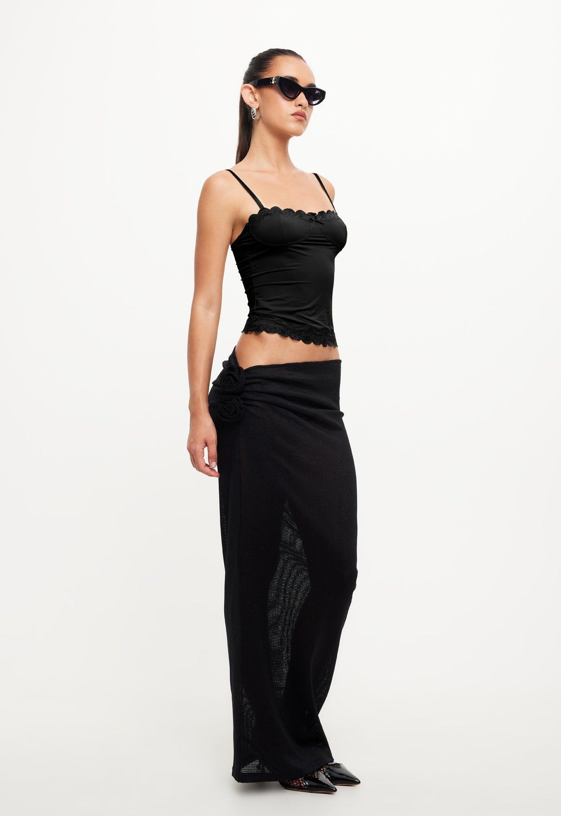 SOUL MATE MAXI SKIRT - ONYX sold by Lioness product image thumbnail 5