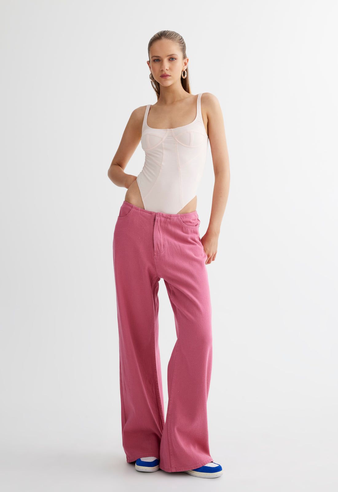 JE TAIME BODYSUIT - BALLET PINK sold by Lioness product image thumbnail 3