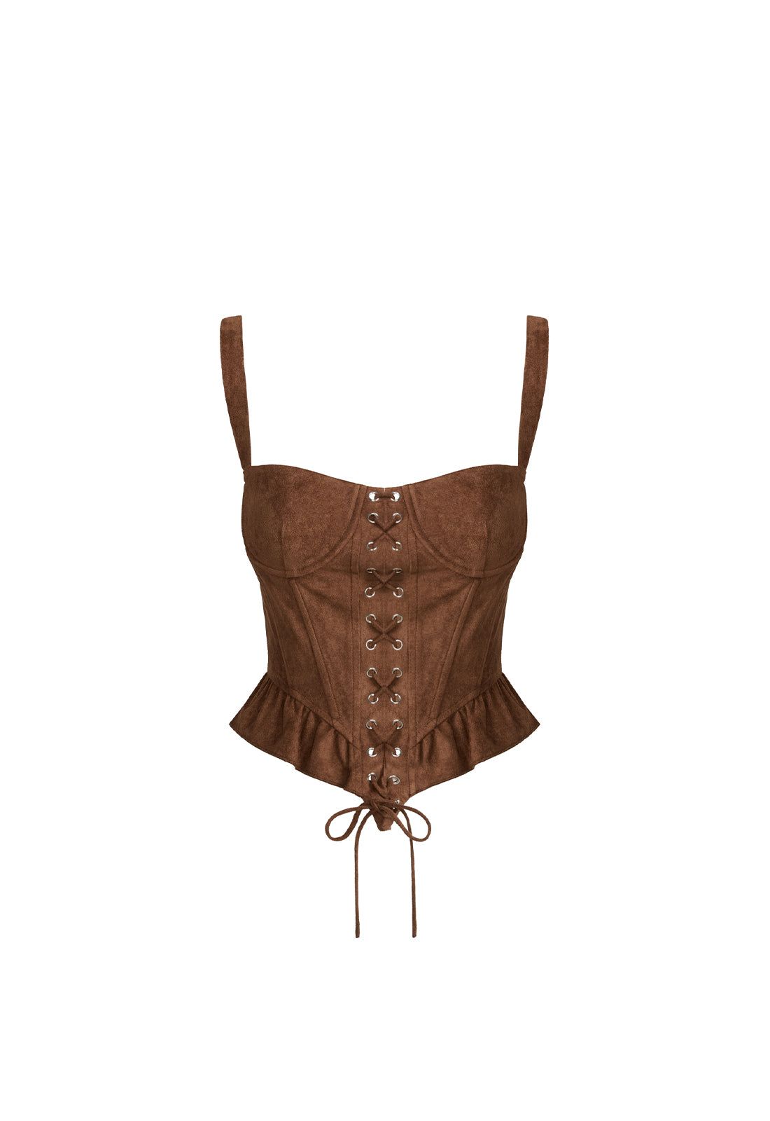 CUATRO CORSET - RUSSET sold by Lioness