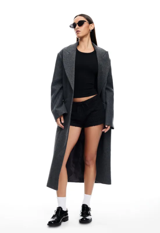 OLSEN COAT - GREY MARLE sold by Lioness