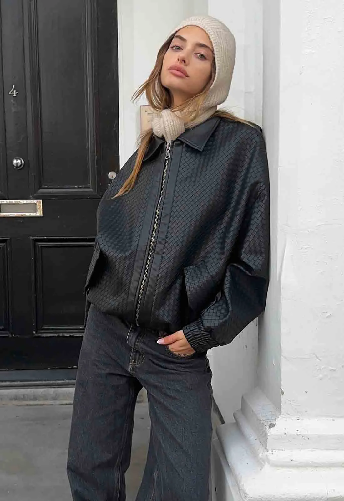 KENNY BOMBER - ONYX sold by Lioness product image thumbnail 2