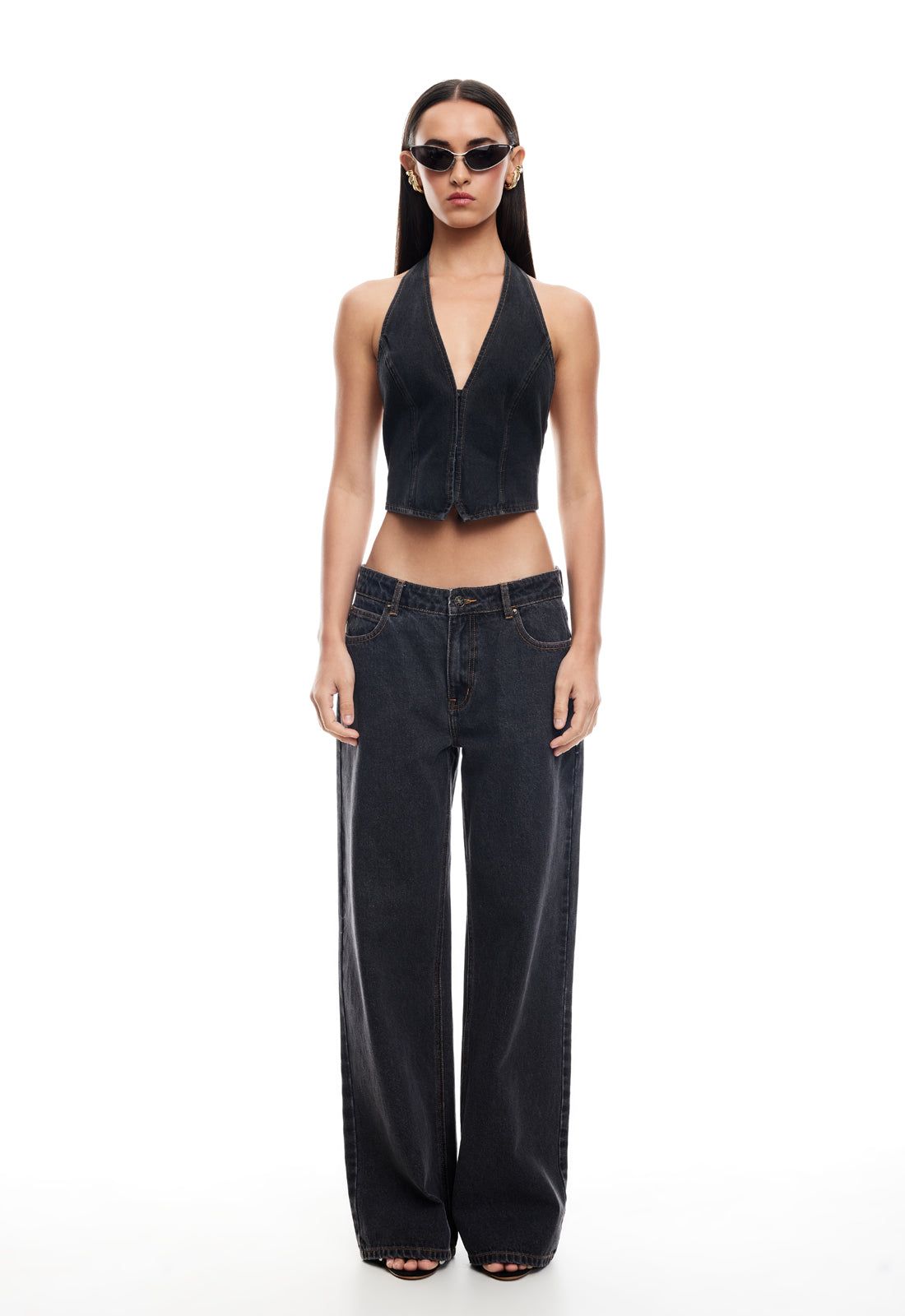 JE SUIS HALTER - CHARCOAL sold by Lioness