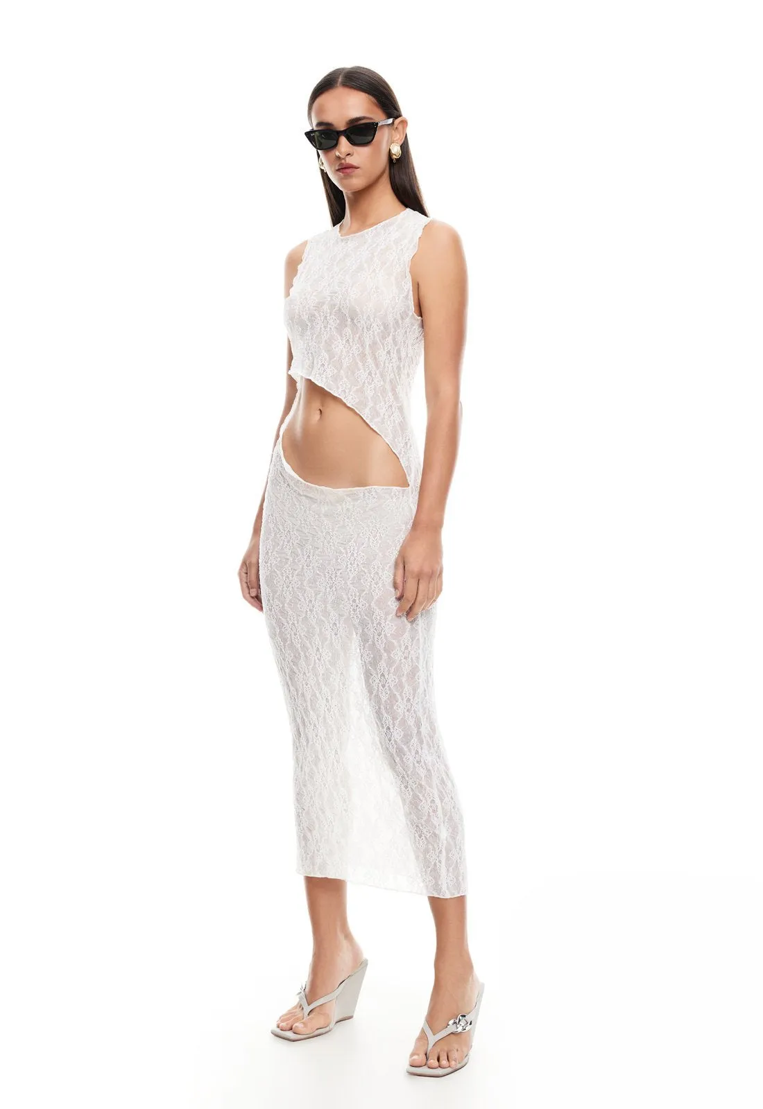 SPELLBINDER MAXI DRESS - PORCELAIN sold by Lioness product image thumbnail 2