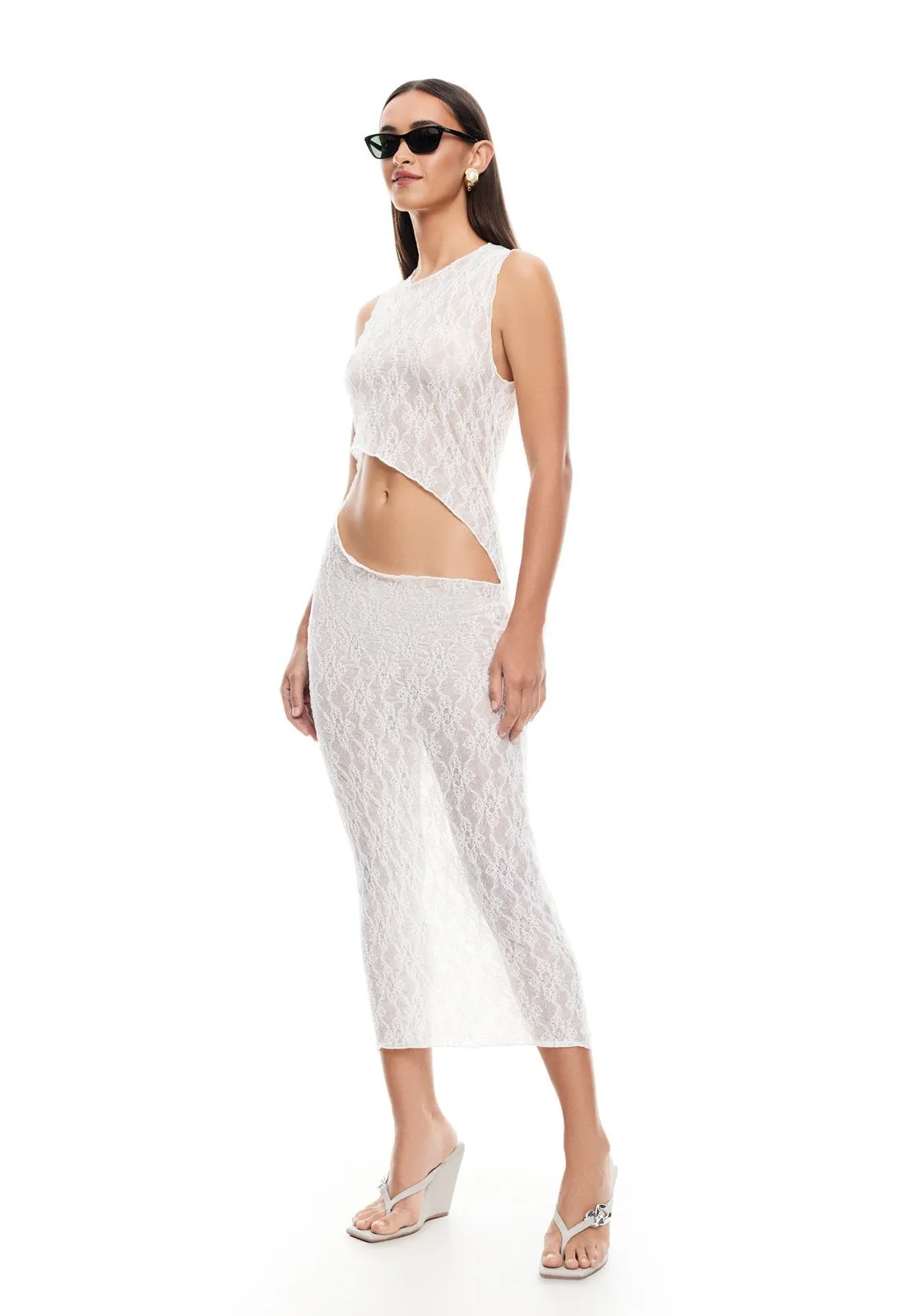 SPELLBINDER MAXI DRESS - PORCELAIN sold by Lioness product image thumbnail 3