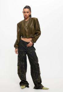 ALLURE BOMBER  - ASH sold by Lioness