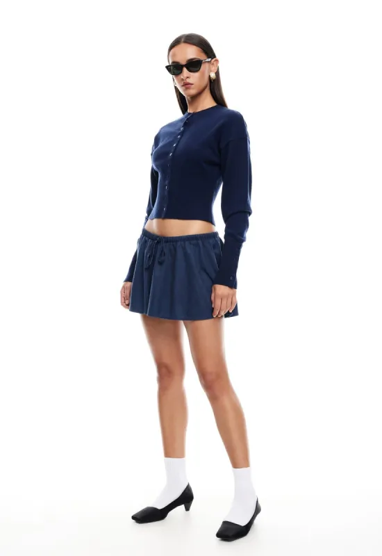 HEAD IN THE CLOUDS CARDIGAN - NAVY sold by Lioness