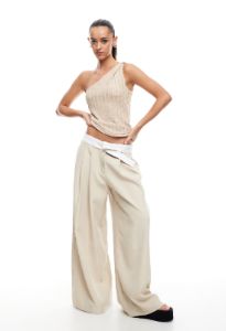 DESIRE PANT - OYSTER sold by Lioness
