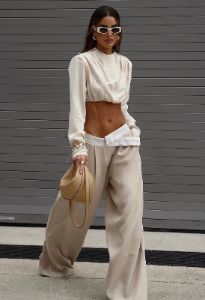 DESIRE PANT - OYSTER sold by Lioness