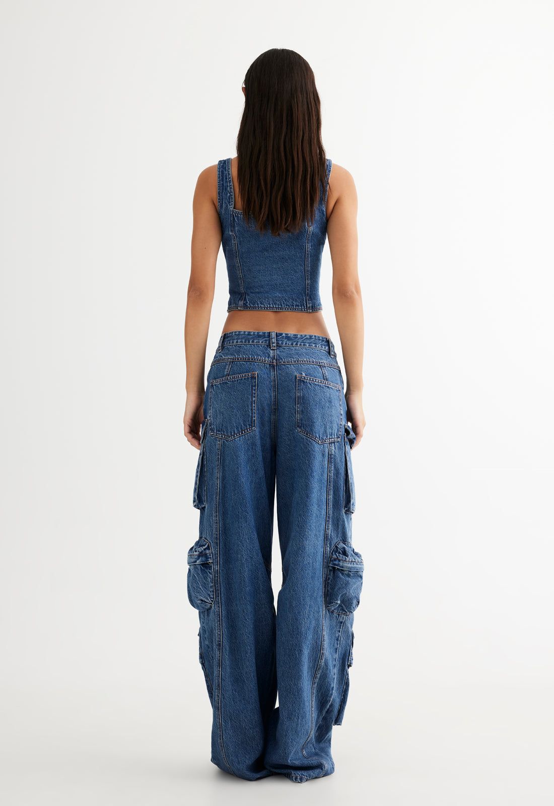 SMOKESHOW JEAN - BLUE DENIM sold by Lioness product image thumbnail 5