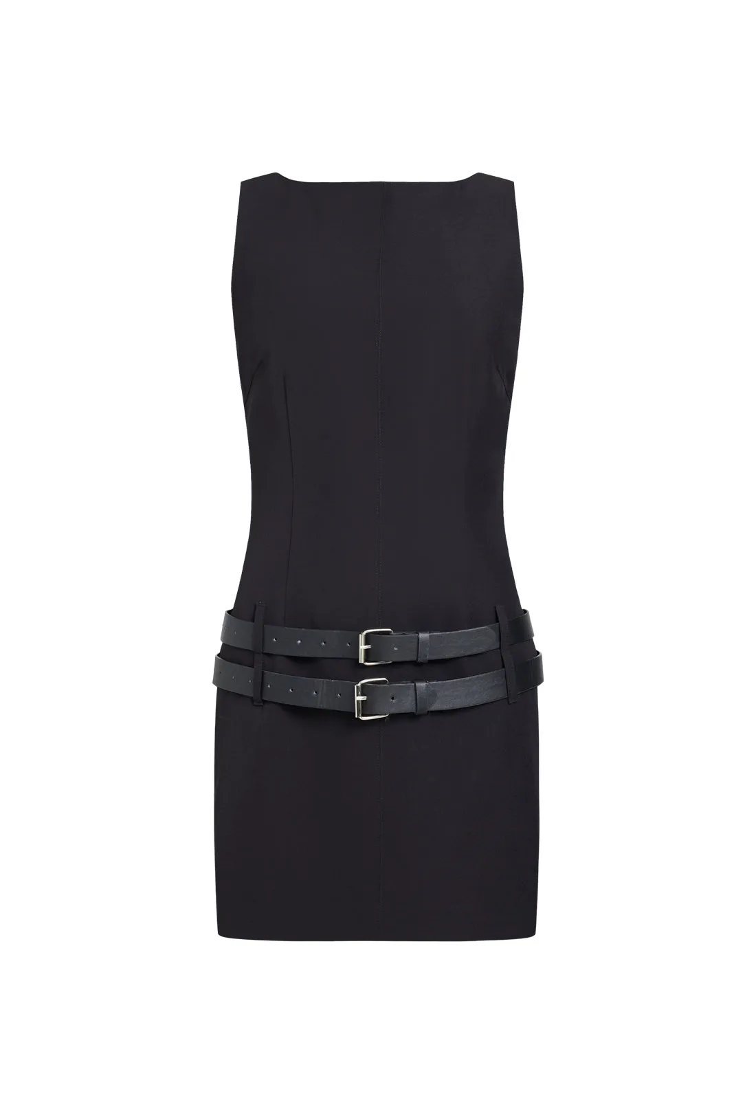 ETHEREAL BUCKLE MINI DRESS - ONYX sold by Lioness product image thumbnail 5