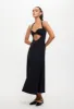 NIRVANA MIDI DRESS - ONYX sold by Lioness