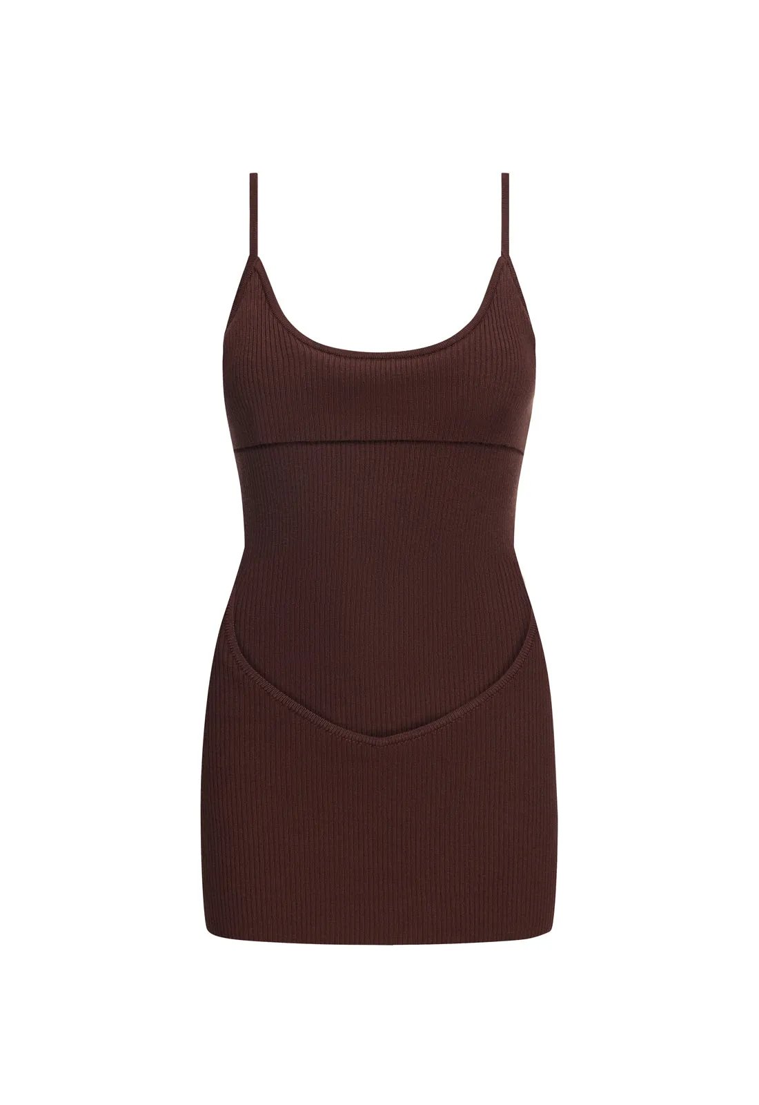 BELLA MINI DRESS - CHOCOLATE sold by Lioness product image thumbnail 5
