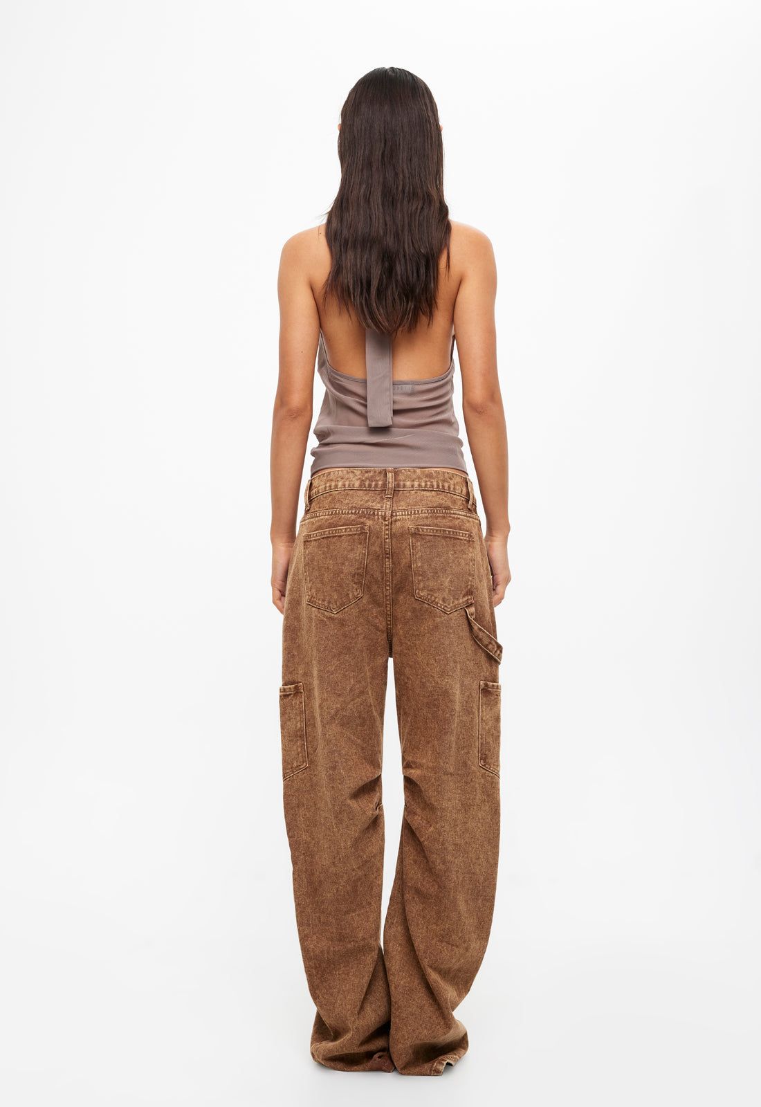 LUX TIE TOP - TAUPE sold by Lioness product image thumbnail 5