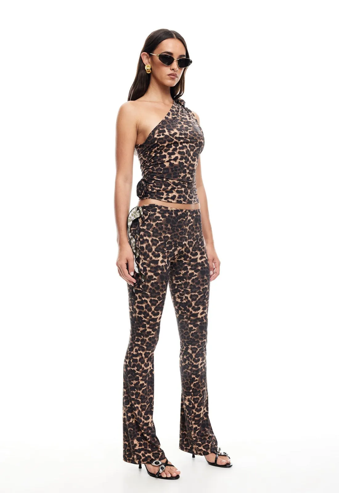 OPULENCE PANT - LEOPARD sold by Lioness product image thumbnail 3