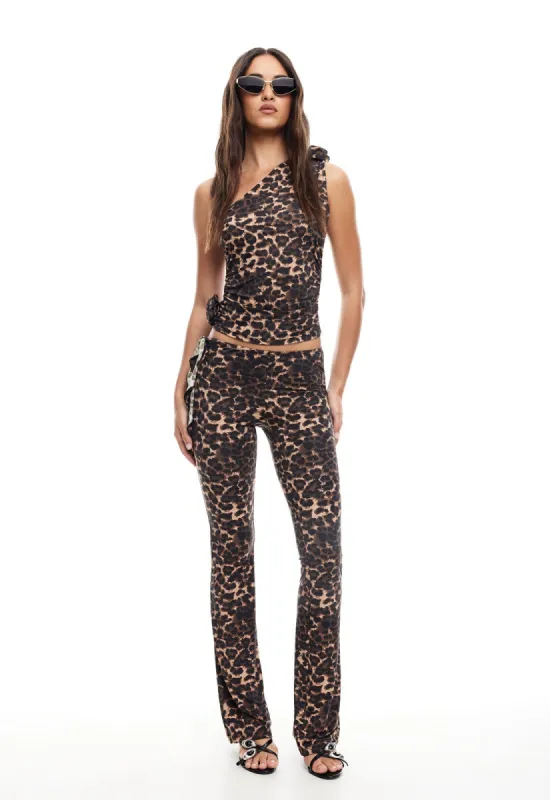 OPULENCE PANT - LEOPARD sold by Lioness