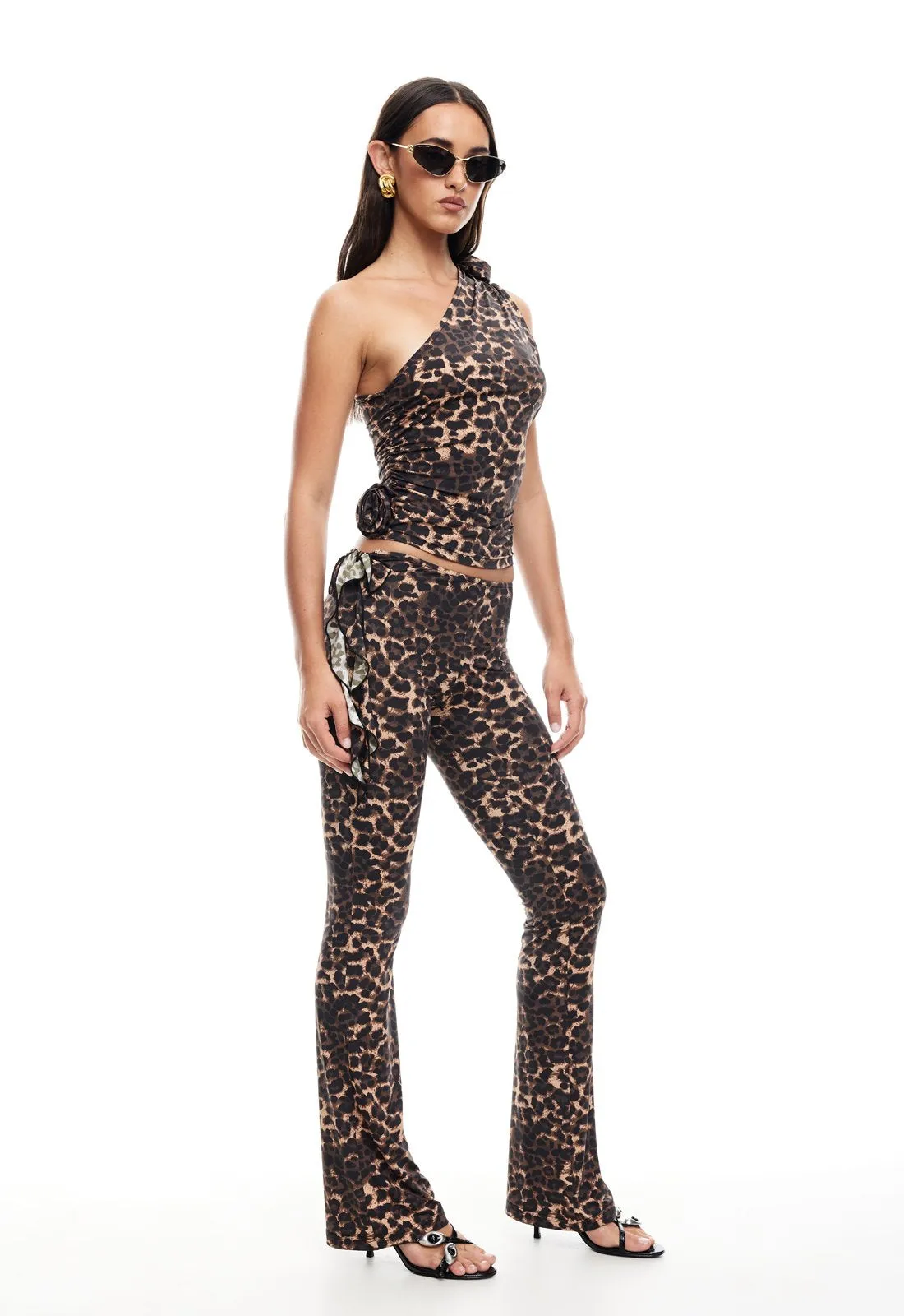 OPULENCE PANT - LEOPARD sold by Lioness product image thumbnail 2
