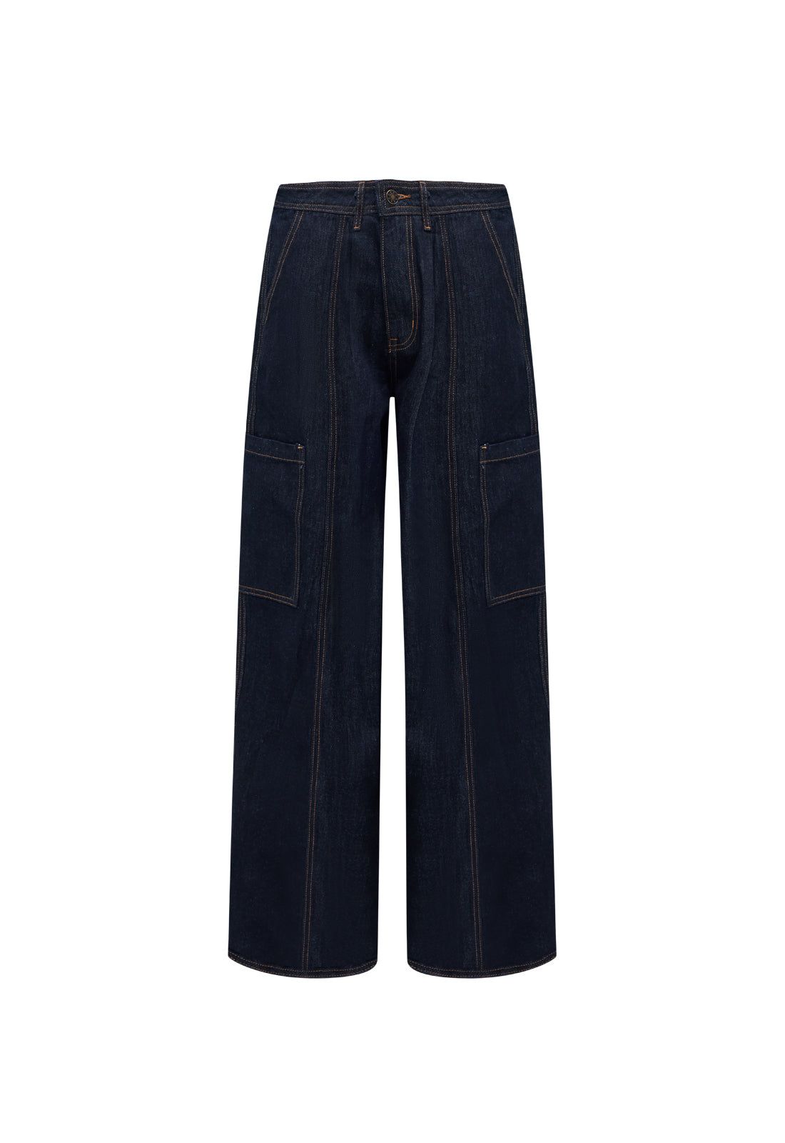 VENEDA BAGGY JEAN - DARK DENIM sold by Lioness product image thumbnail 5