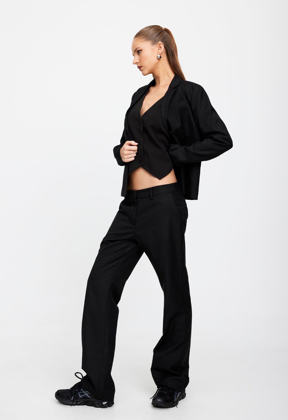 BESSETTE BLAZER - ONYX sold by Lioness product image thumbnail 3