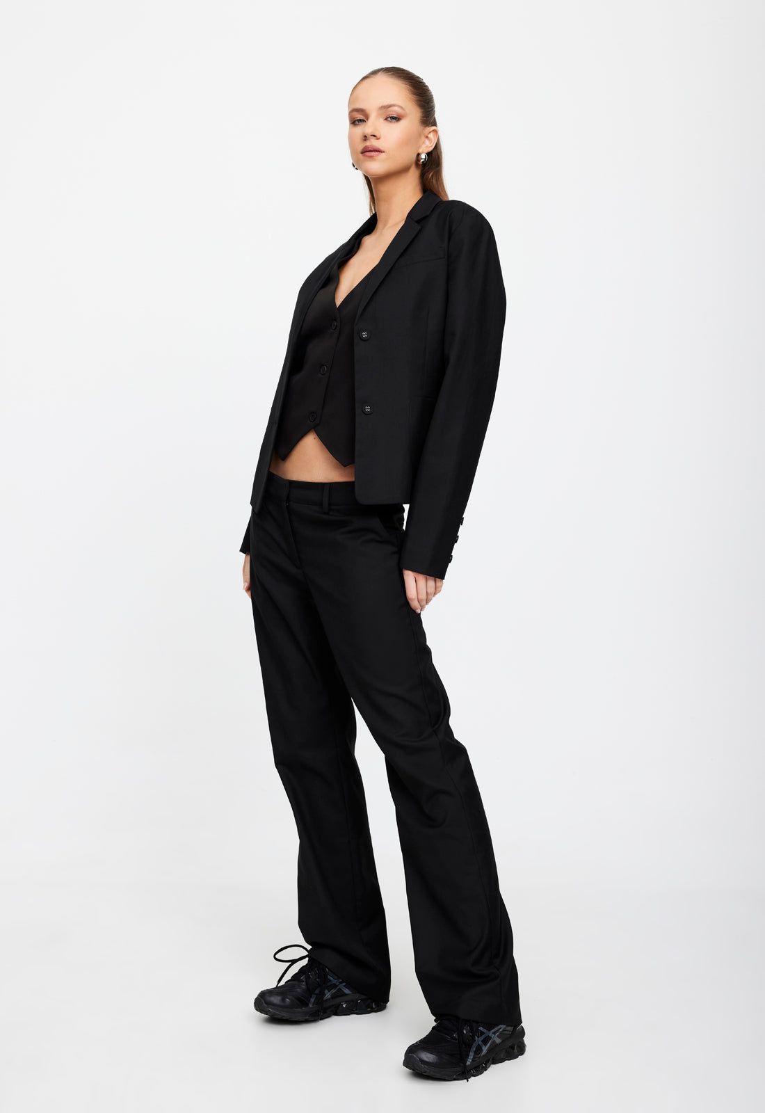 BESSETTE BLAZER - ONYX sold by Lioness