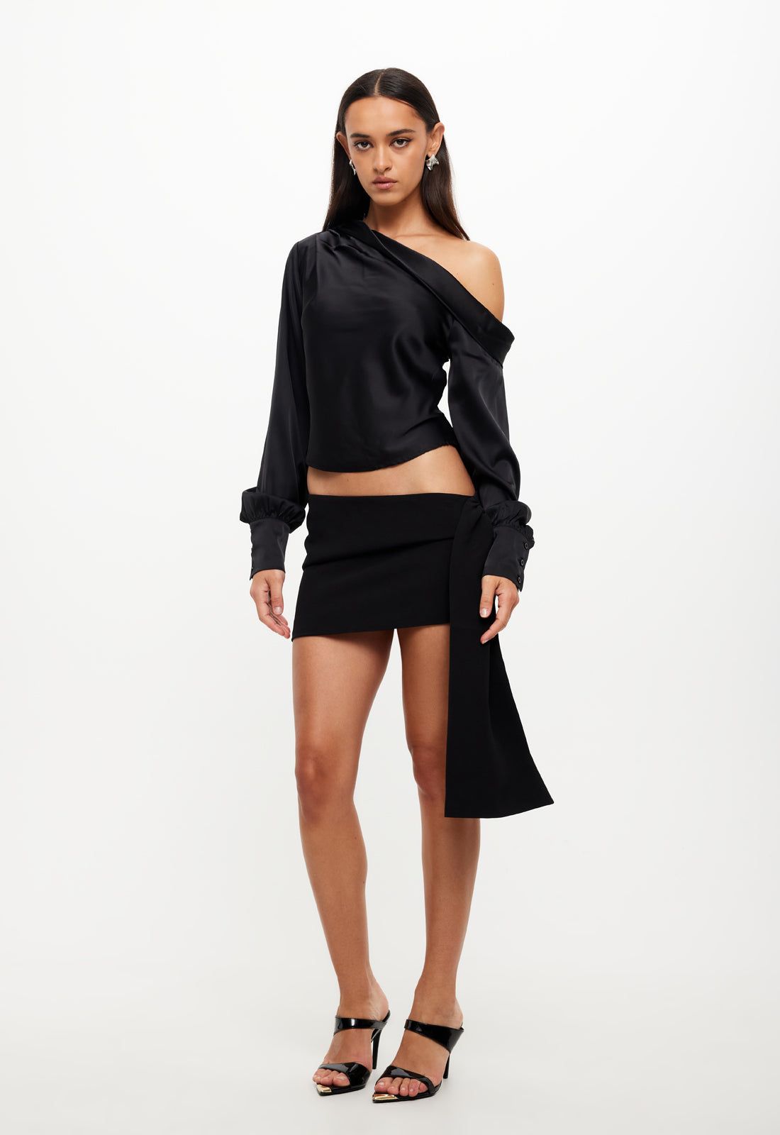 DAYDREAM OFF SHOULDER TOP - ONYX sold by Lioness product image thumbnail 2