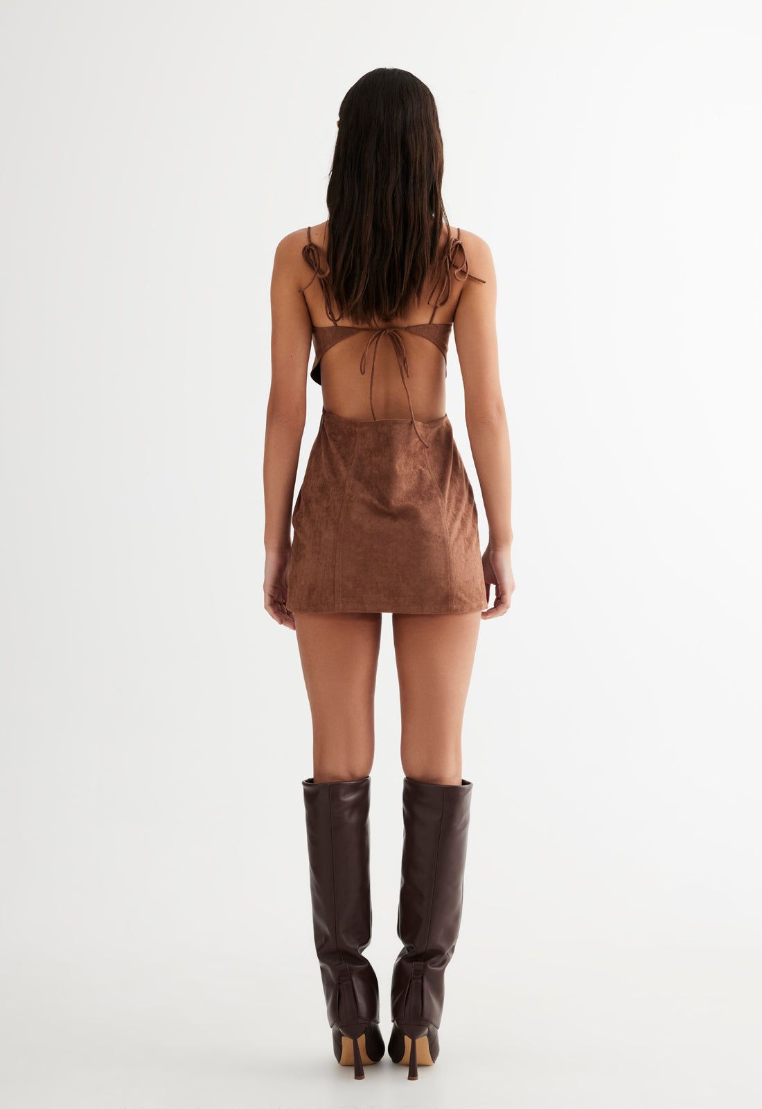 DIEZ MINI DRESS - RUSSET sold by Lioness product image thumbnail 5