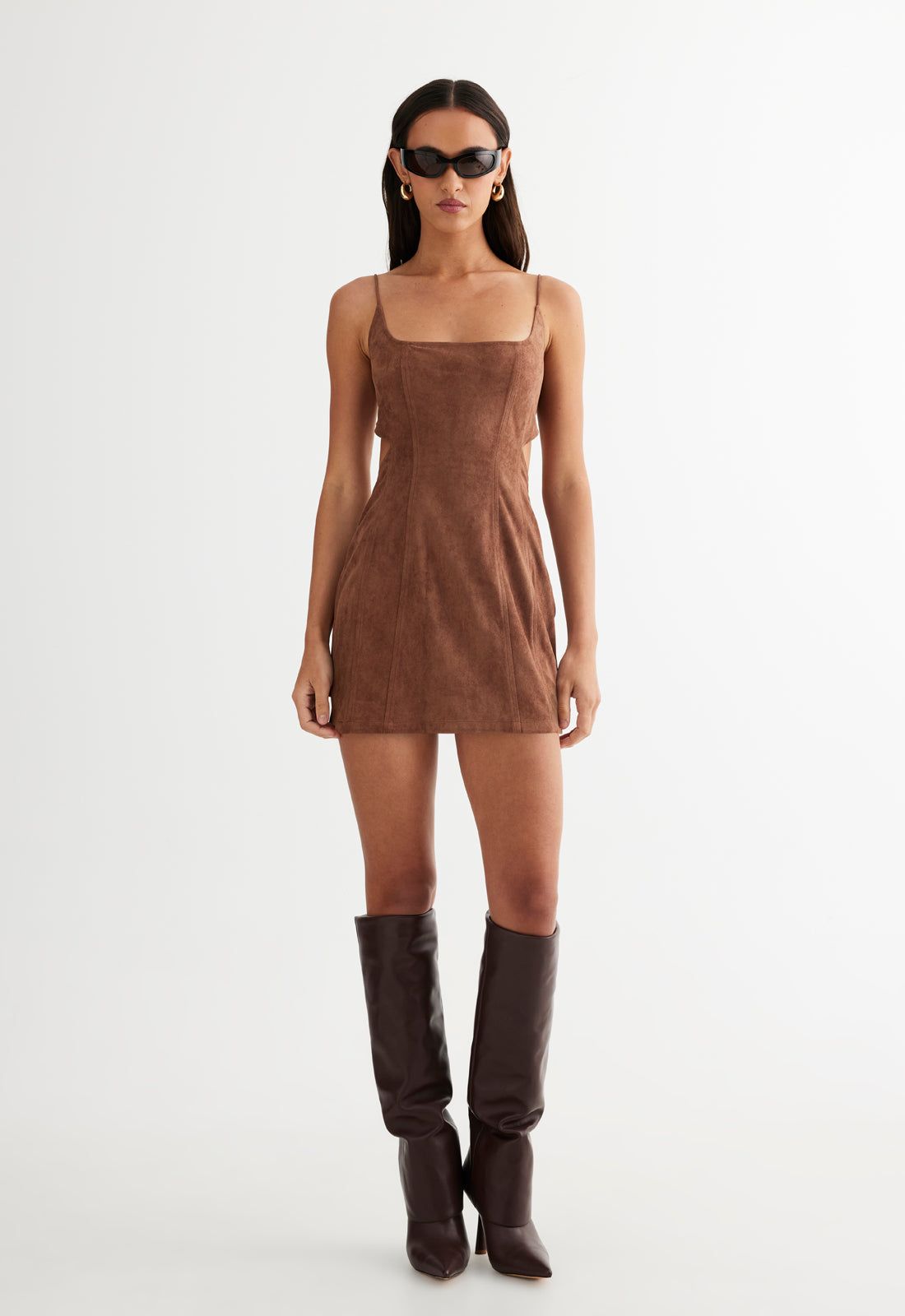 DIEZ MINI DRESS - RUSSET sold by Lioness product image thumbnail 3