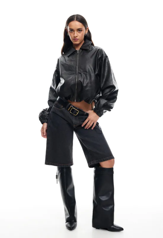 NIRVANA BOMBER - ONYX sold by Lioness