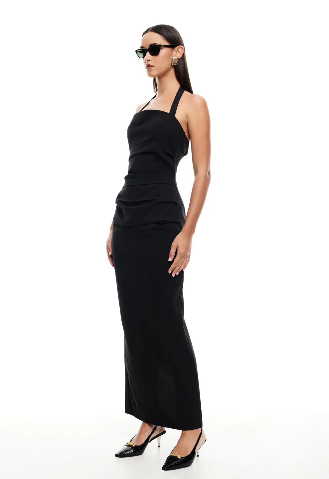 1999 MAXI DRESS - ONYX sold by Lioness product image thumbnail 3