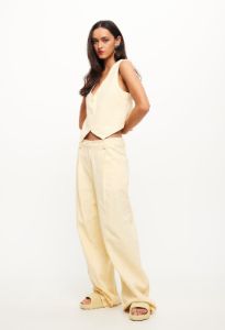 LEO PANT - BUTTER sold by Lioness