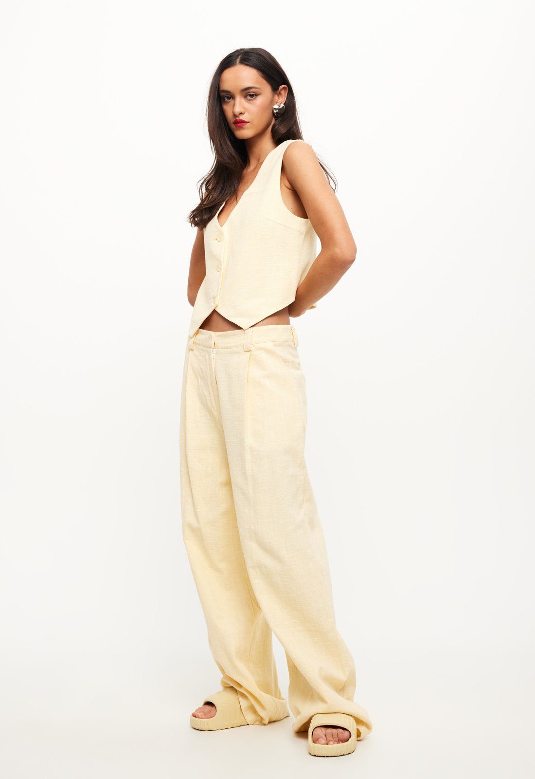 LEO PANT - BUTTER sold by Lioness product image thumbnail 5