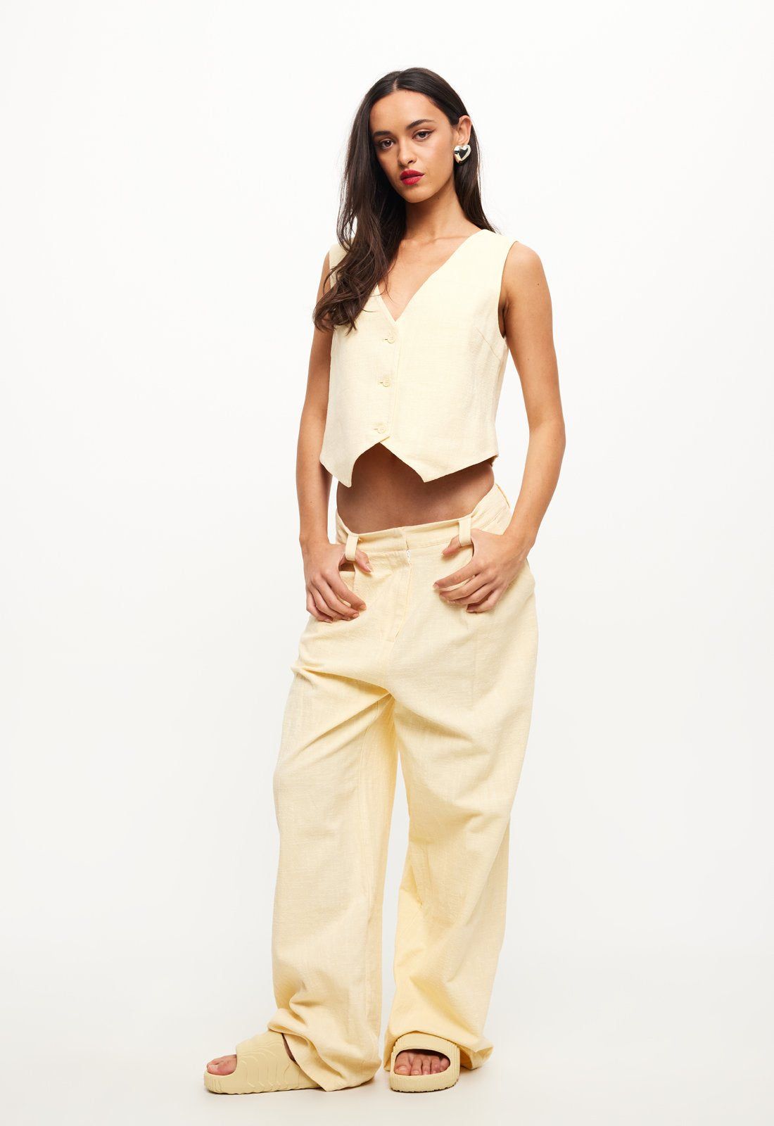 LEO PANT - BUTTER sold by Lioness product image thumbnail 2