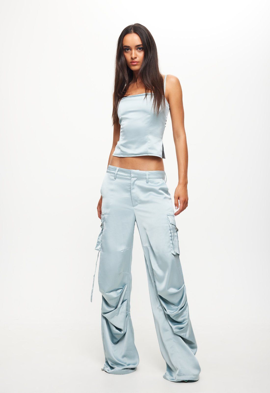 BUTTERFLY CARGO PANT - PALE BLUE sold by Lioness product image thumbnail 4