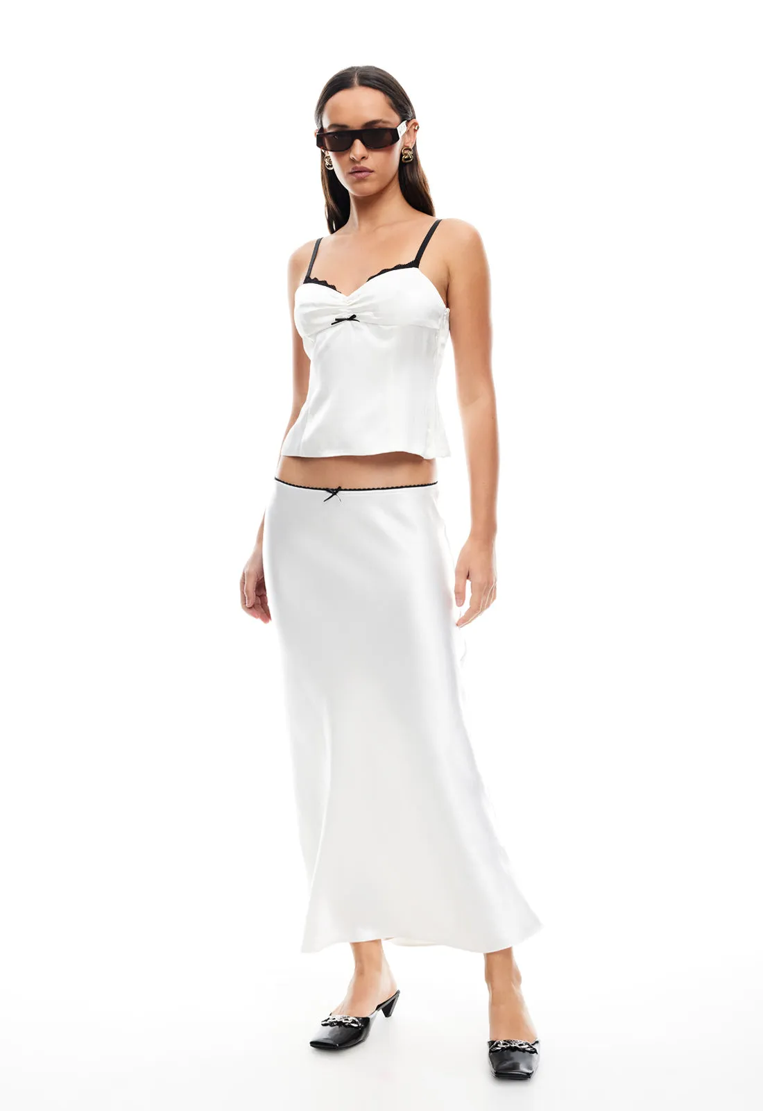 ENIGMATIC MAXI SKIRT - PORCELAIN sold by Lioness product image thumbnail 2