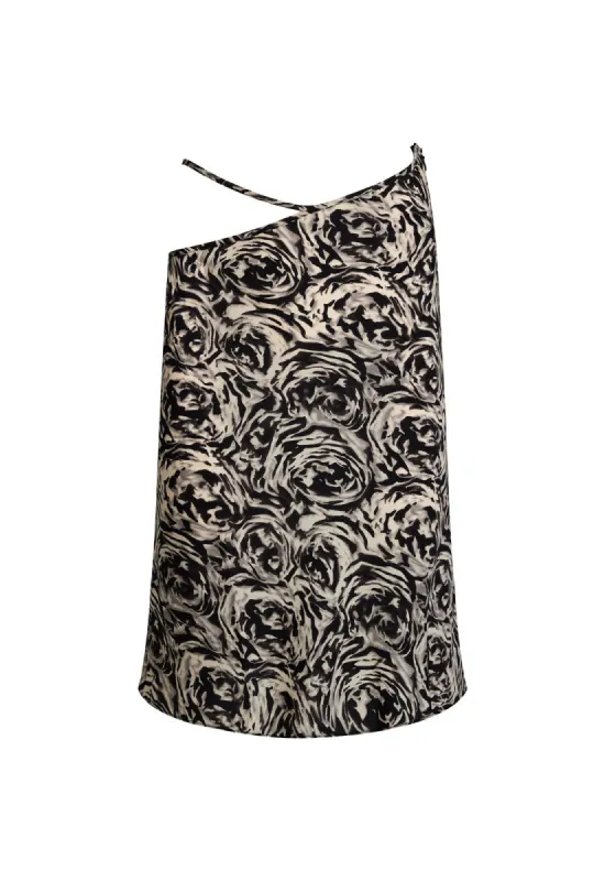 SAN CARLOS MIDI SKIRT - ABSTRACT ROSE sold by Lioness