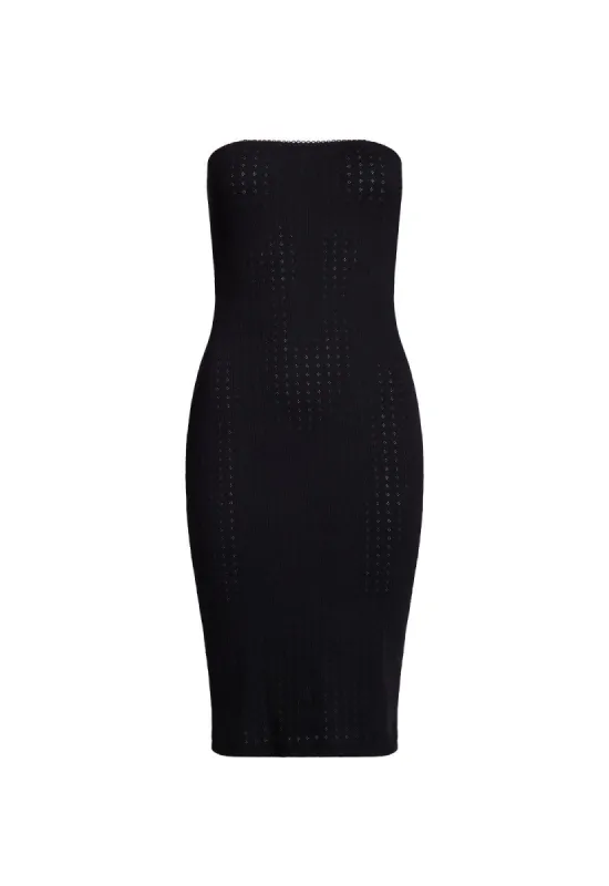 CHARMED MINI DRESS - LICORICE sold by Lioness