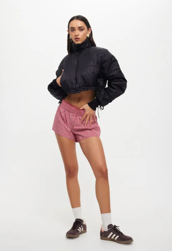ROAMING PUFFER JACKET - BLACK sold by Lioness
