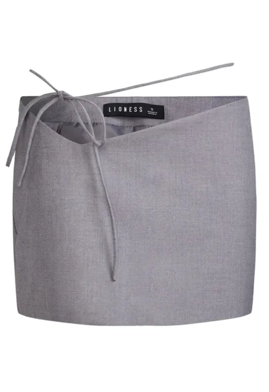 DIEZ MINI SKIRT - SLATE sold by Lioness