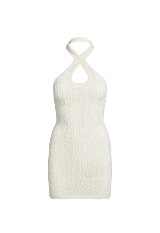EVA MINI DRESS - PARCHMENT sold by Lioness