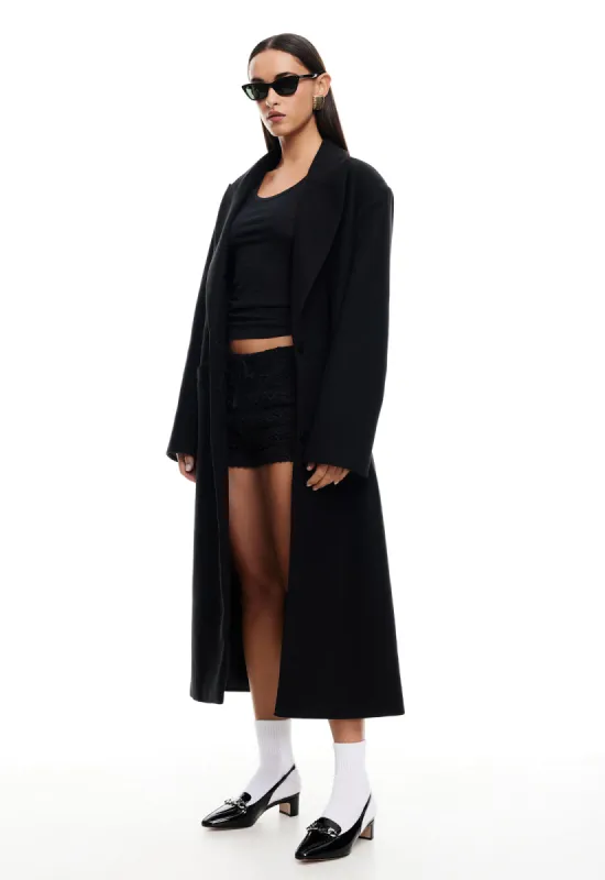 OLSEN COAT - ONYX sold by Lioness