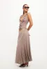 ROSE MAXI SKIRT - ASH sold by Lioness