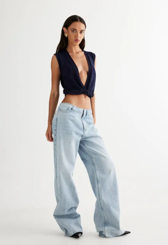 PRACTICAL MAGIC JEAN - BLUE DENIM sold by Lioness