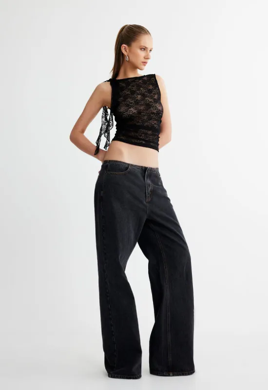 RENDEZVOUS TOP - ONYX sold by Lioness