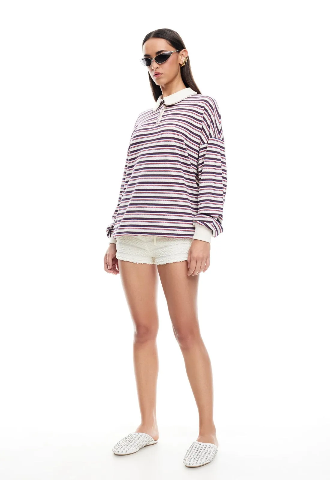 RUGBY JERSEY - PORCELAIN MULTI sold by Lioness