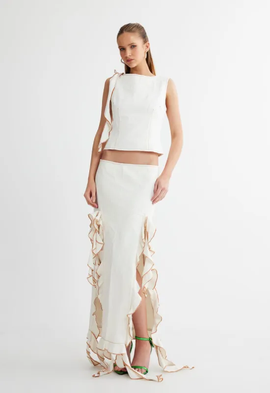 RENDEZVOUS SKIRT - PEARL sold by Lioness