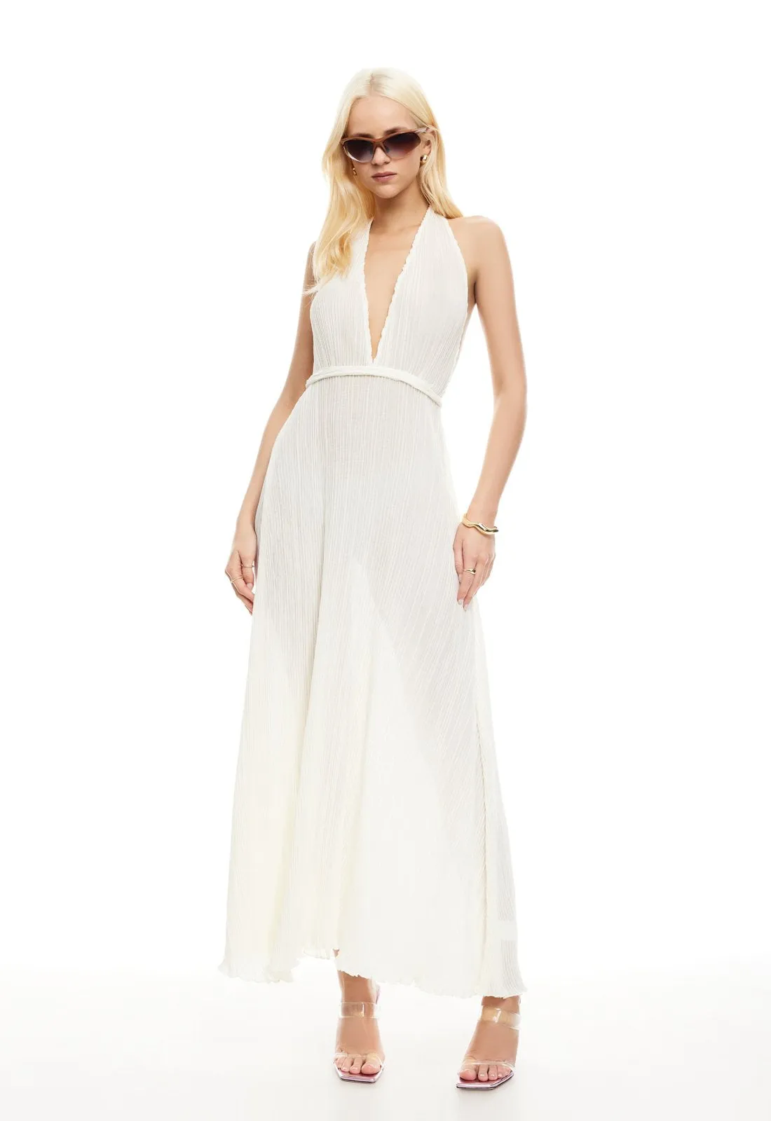 FORD MAXI DRESS - IVORY sold by Lioness