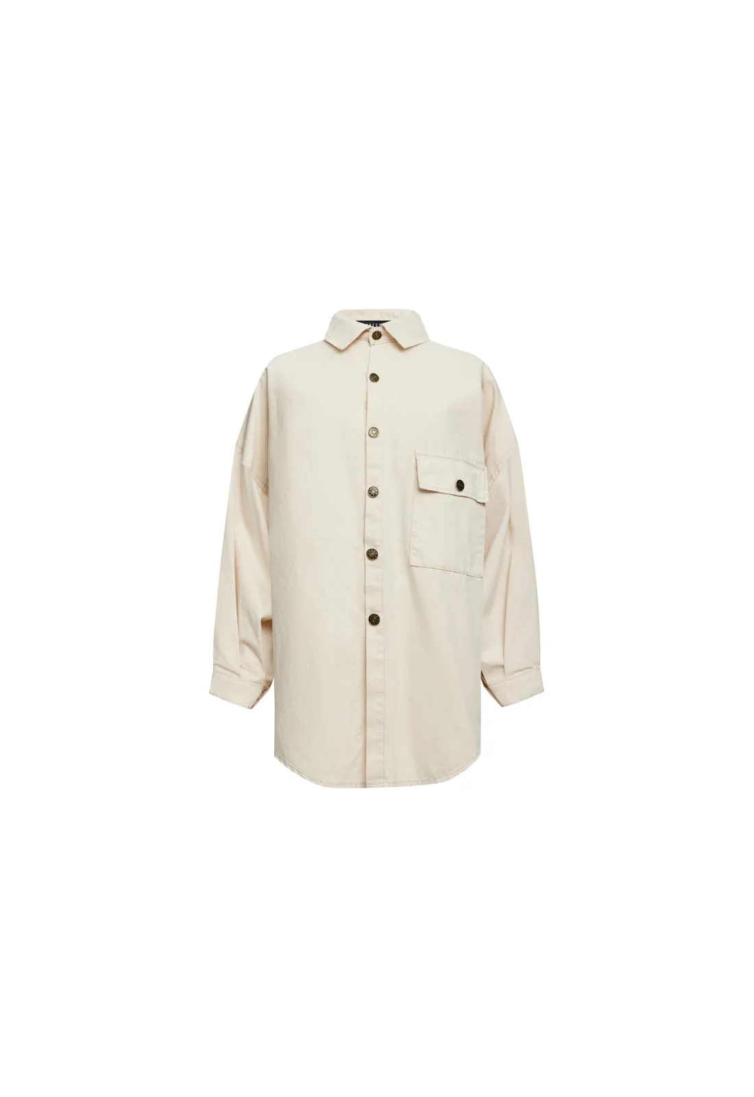 NYC BOYFRIEND SHIRT - LIGHT BEIGE sold by Lioness product image thumbnail 5