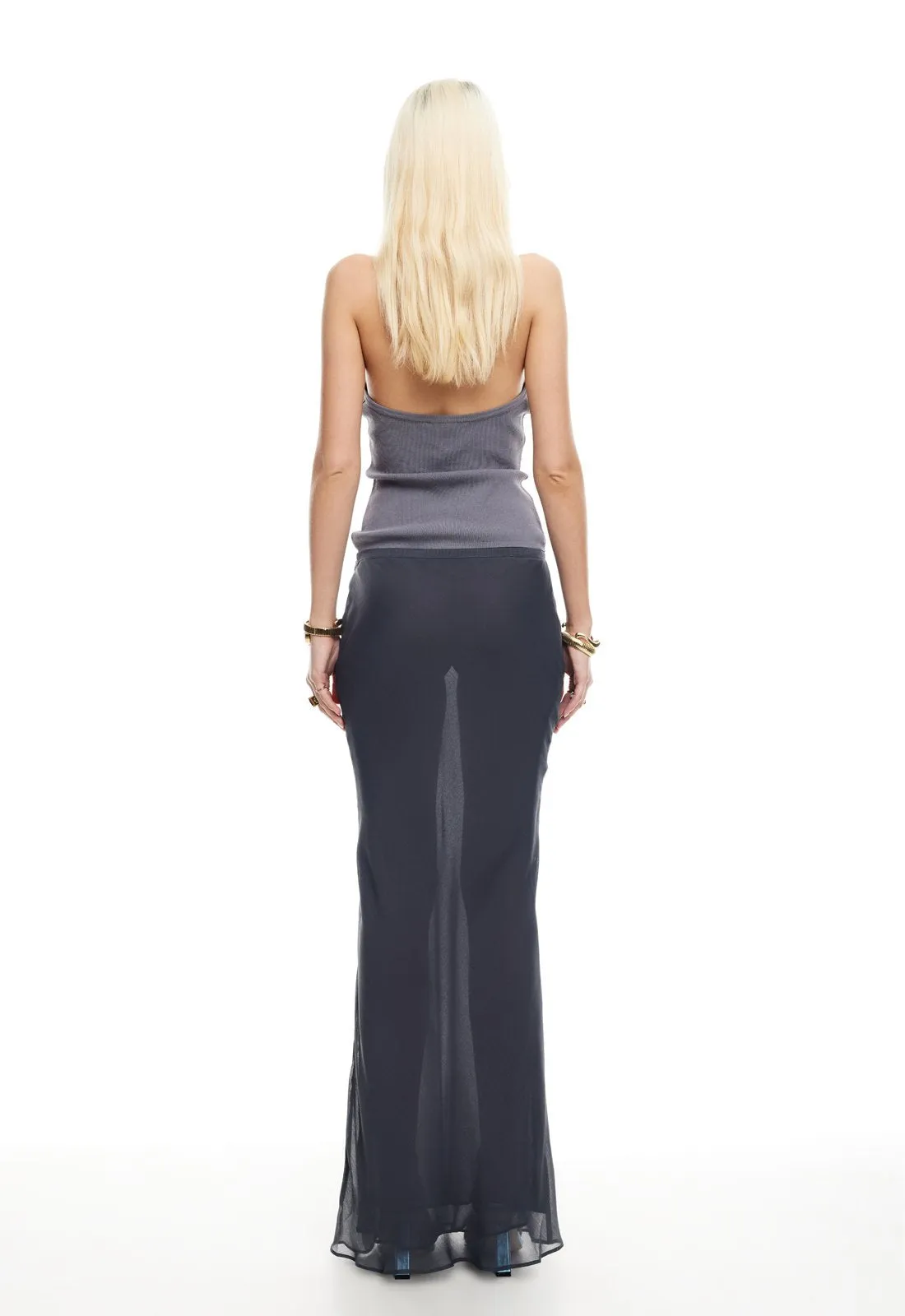 ENDLESS MAXI SKIRT - DARK OLIVE sold by Lioness product image thumbnail 3
