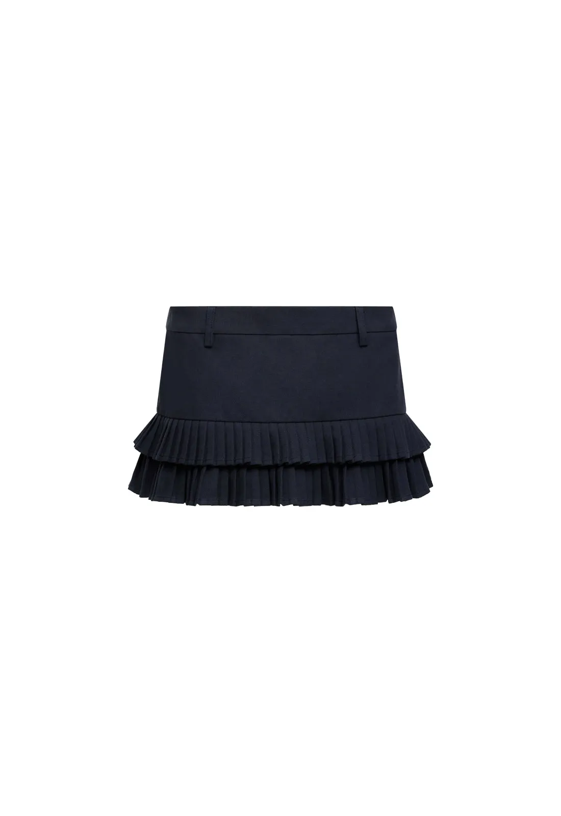 DOUBLE RUFFLE MINI SKORT - PETROL sold by Lioness product image thumbnail 5